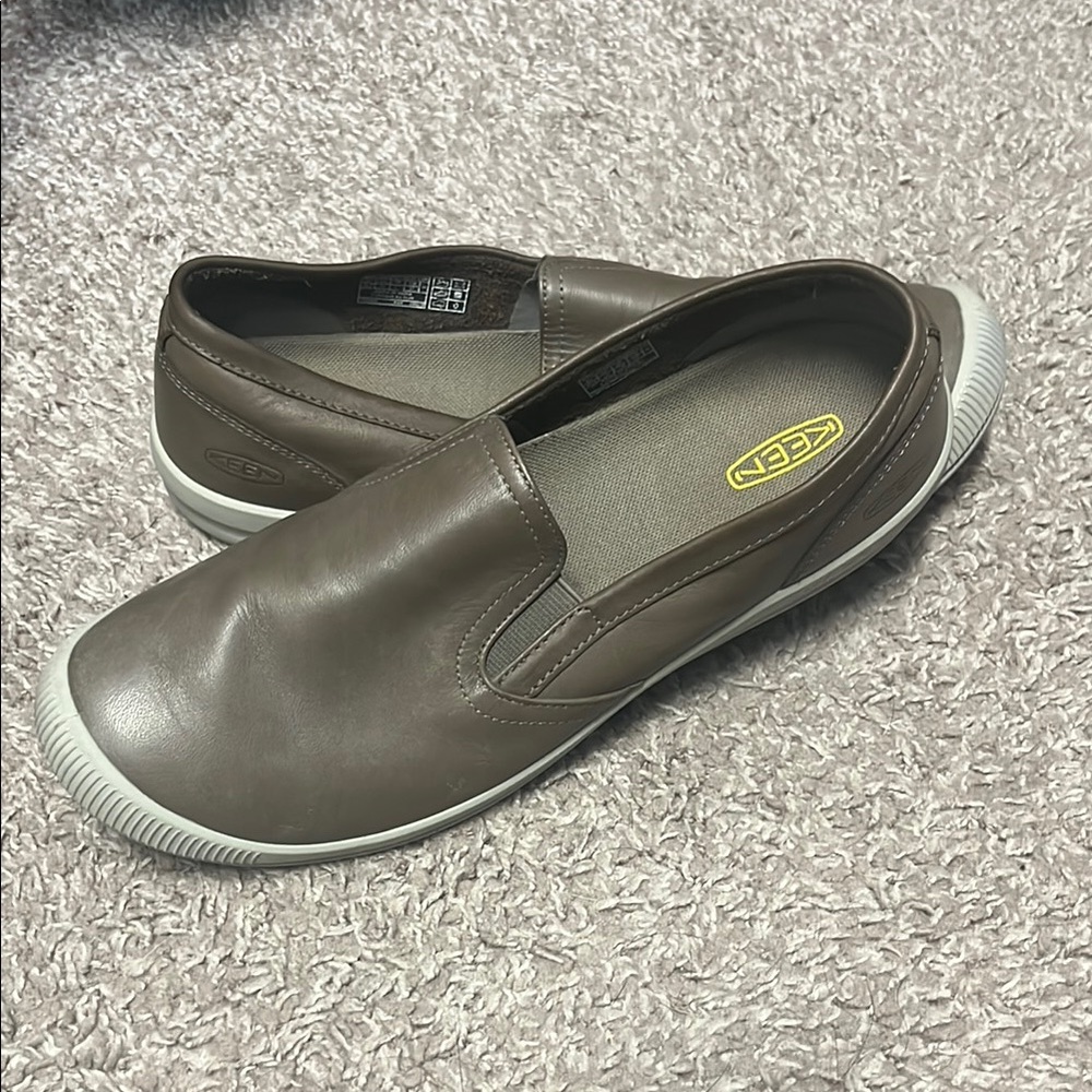 Keen Brown Slip-On Loafers